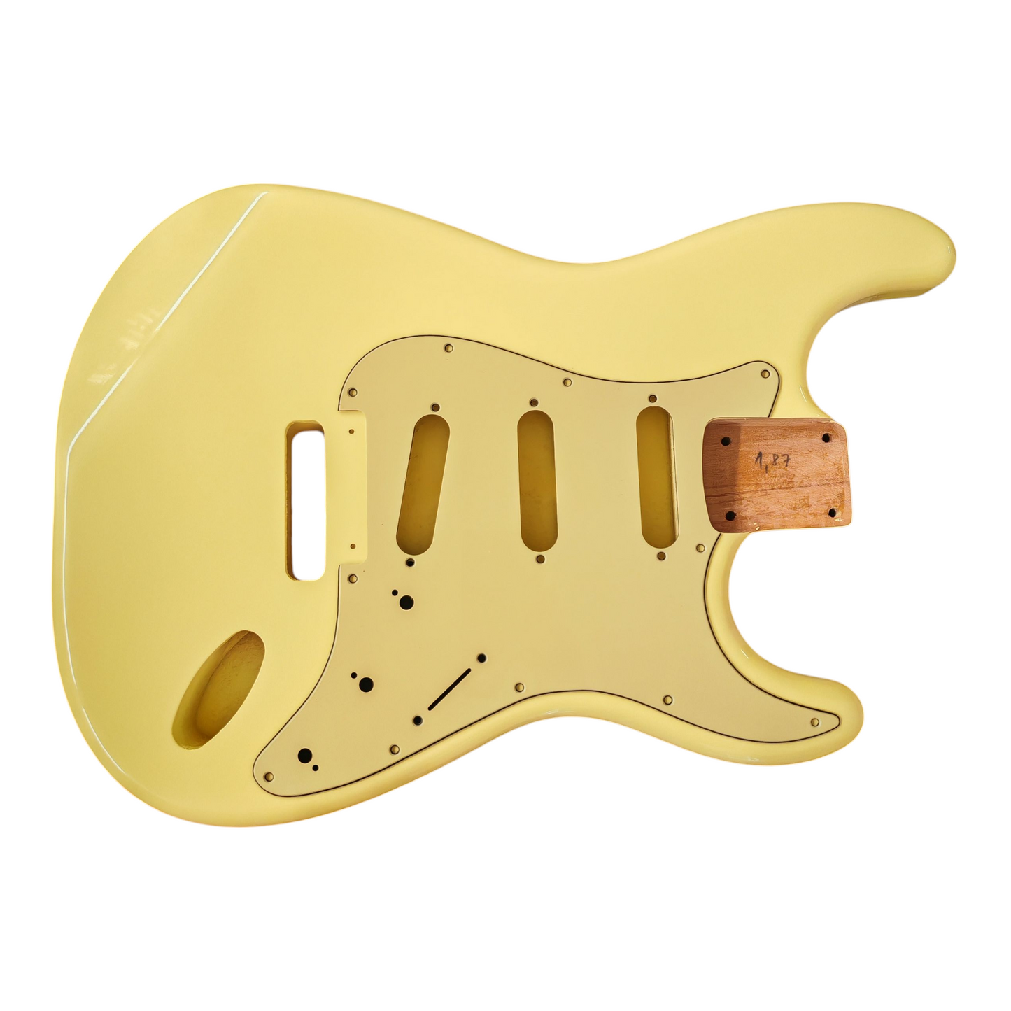 Vintage white Nitro Stratocaster body
