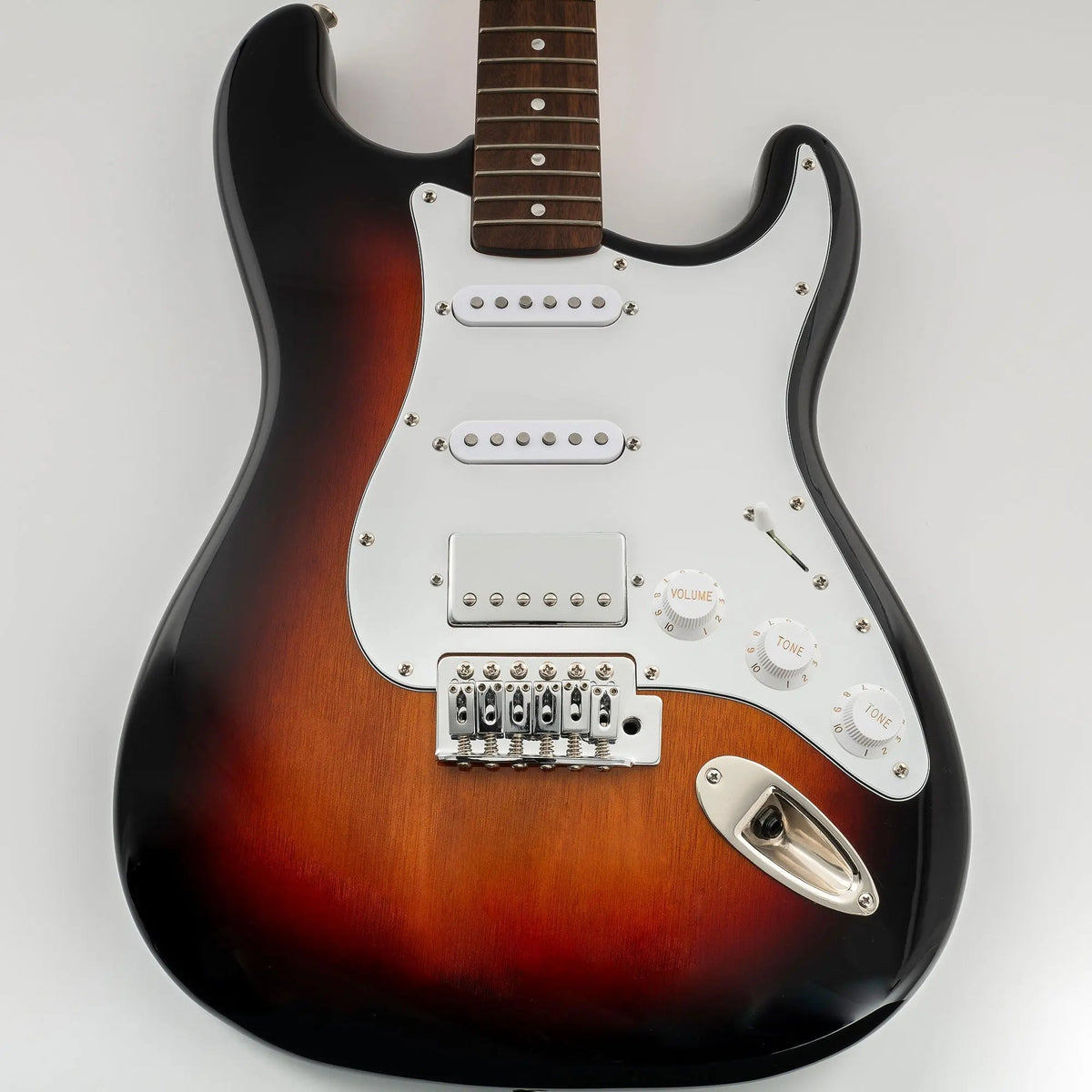 Musiclily Pro HSS 11 Hole Guitar Strat Pickguard for Fender USA/Mexican Made Standard Stratocaster Modern Style