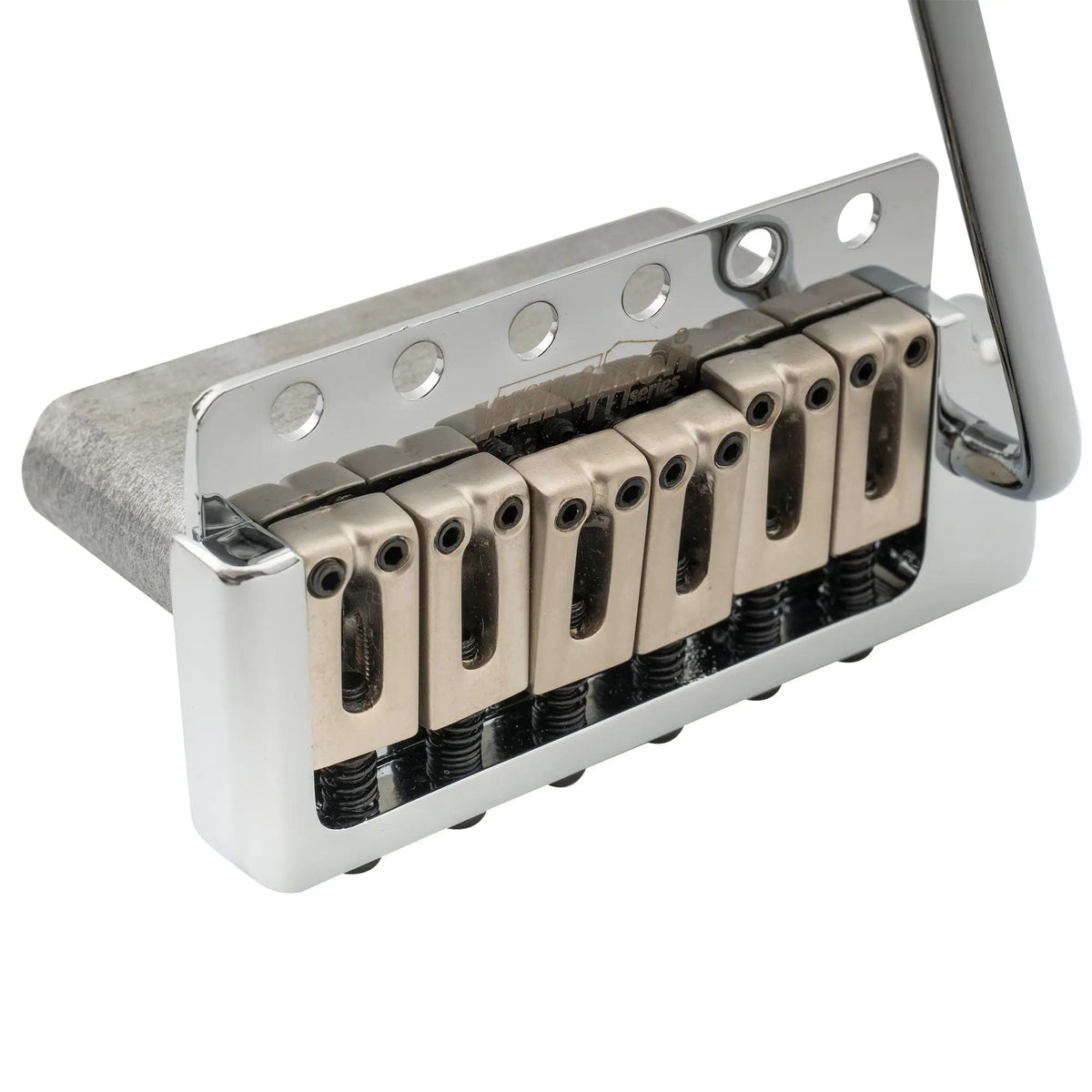 Wilkinson M Series 6-skrutková tremolo kobylka ST 52,5 mm (2-1/16") s plným blokom a zasúvacou pákou pre Strat s úzkou americkou vintage roztečou