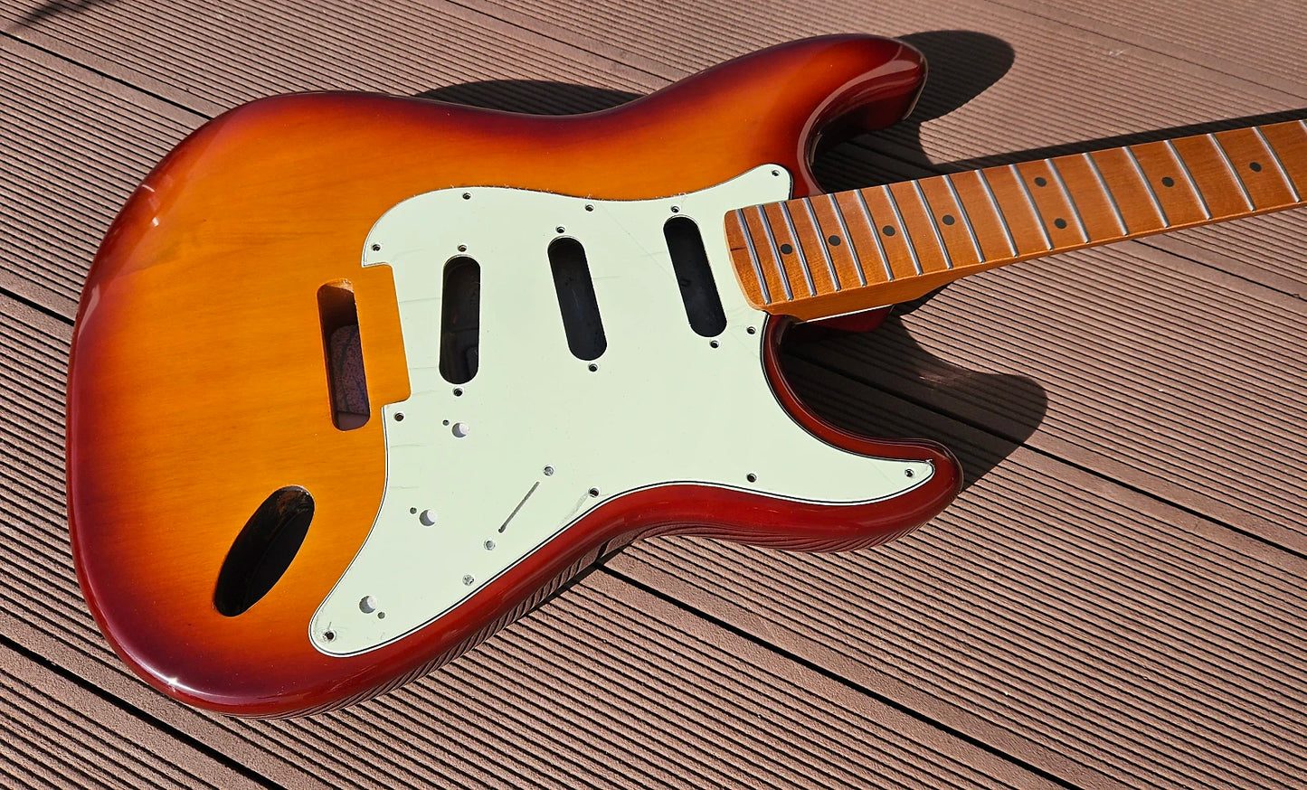 Tobacco Burst Stratocaster body