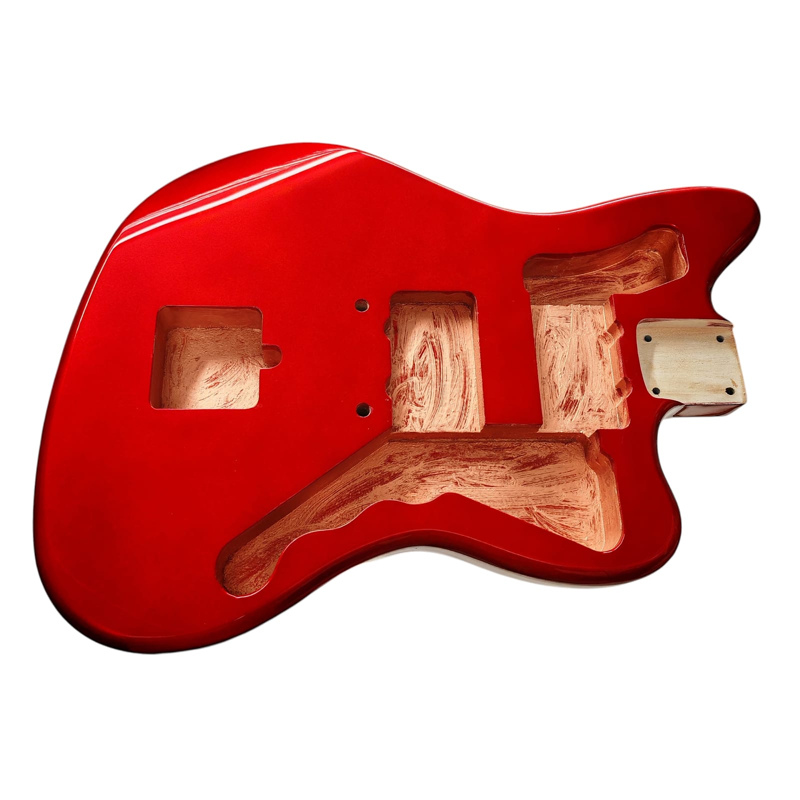 Candy Apple Red Jazzmaster-Style Guitar Body | Compatible with