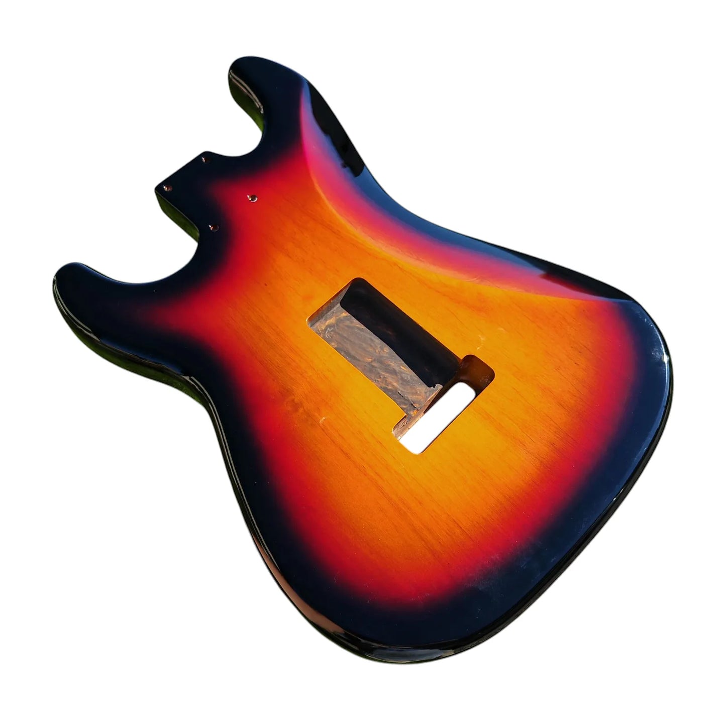 Sunburst (three tone) Nitro Stratocaster body