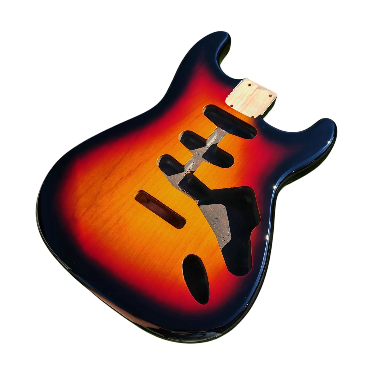 Sunburst (three tone) Nitro Stratocaster body