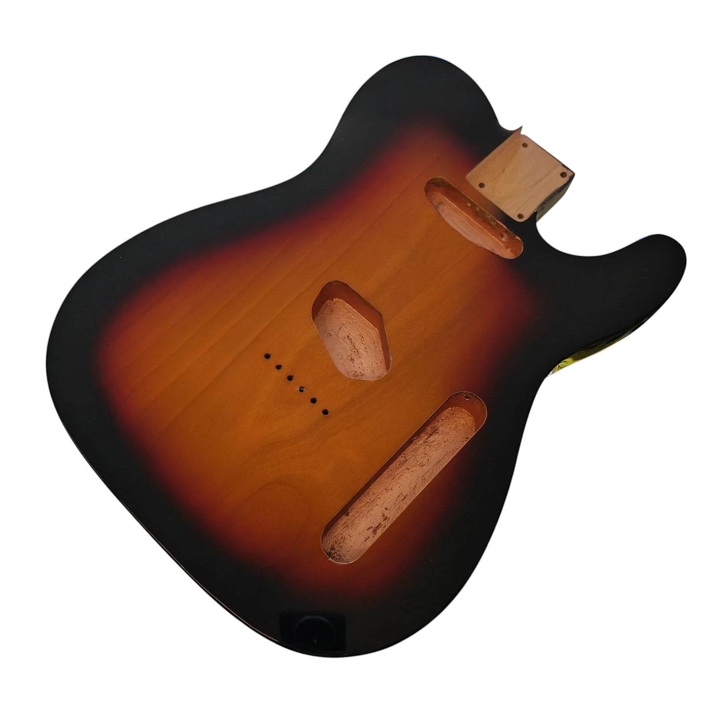 Sunburst (three tone) Nitro Telecaster body