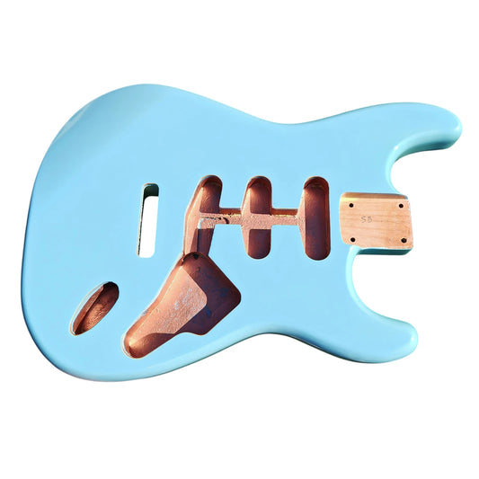 Sonic Blue Nitro Stratocaster body