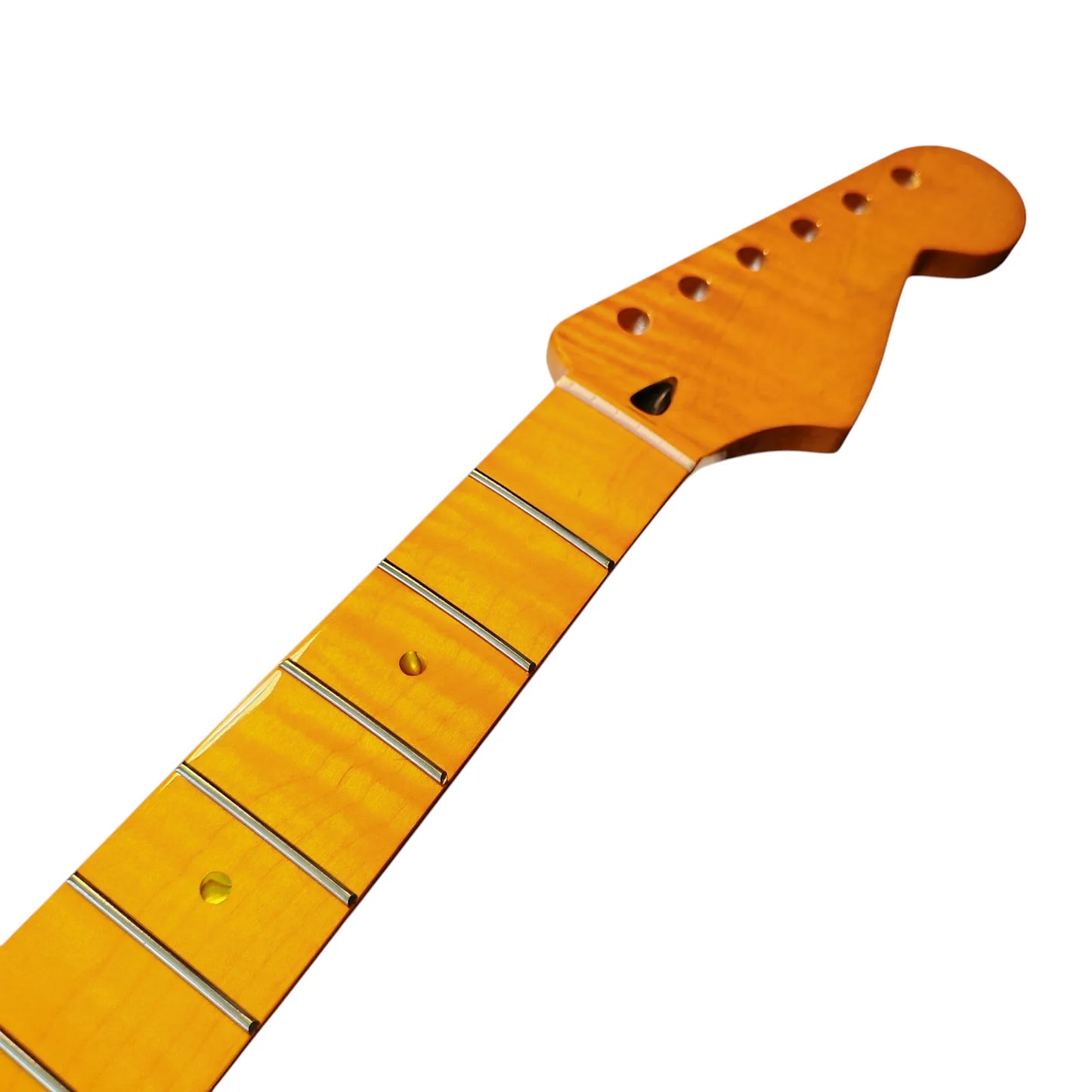 Strat neck Flame maple with maple fretboard (Gloss)