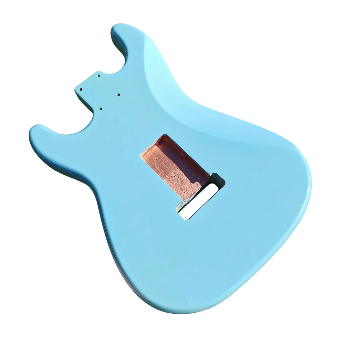 Sonic Blue Nitro Stratocaster body