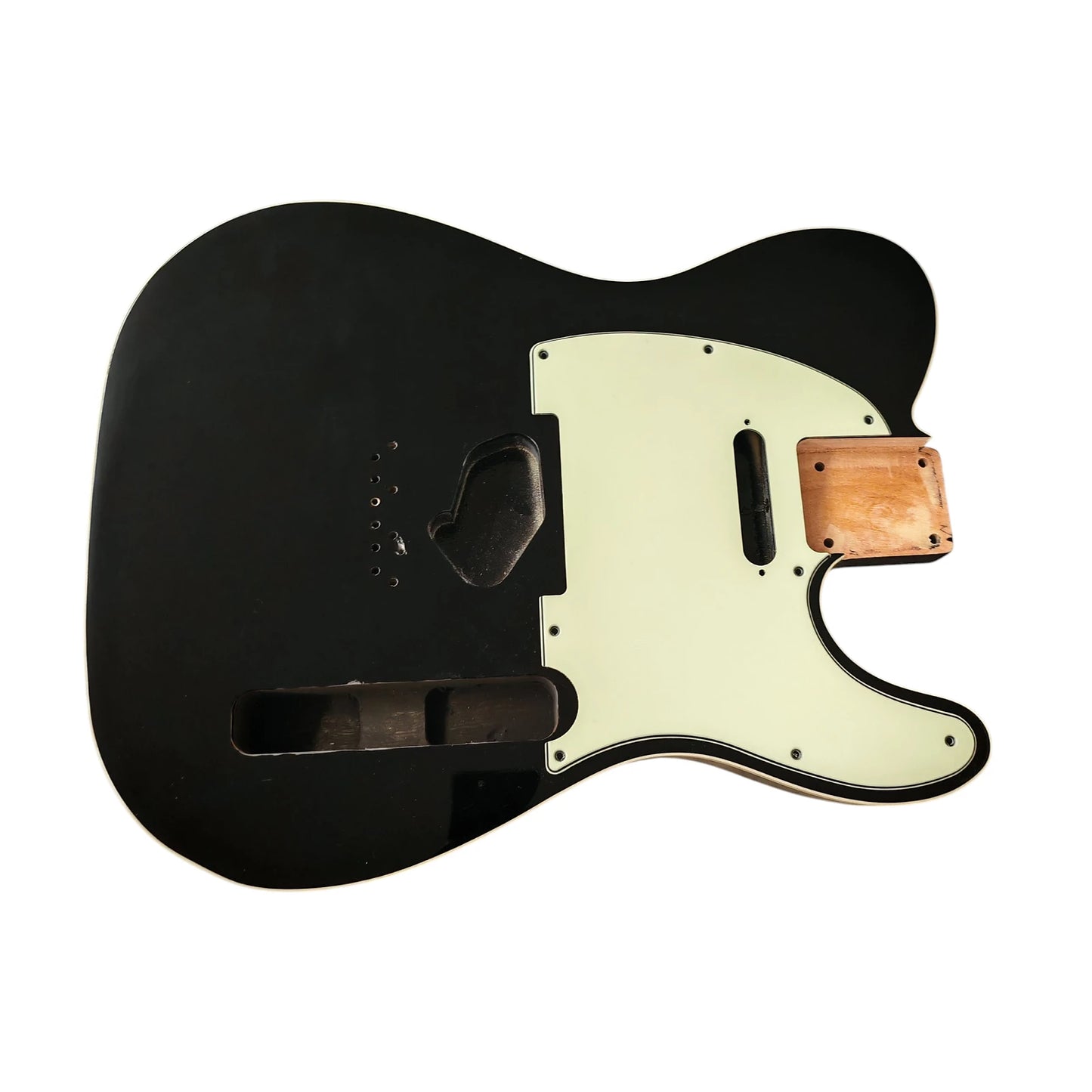 Black Nitro Telecaster body with binding