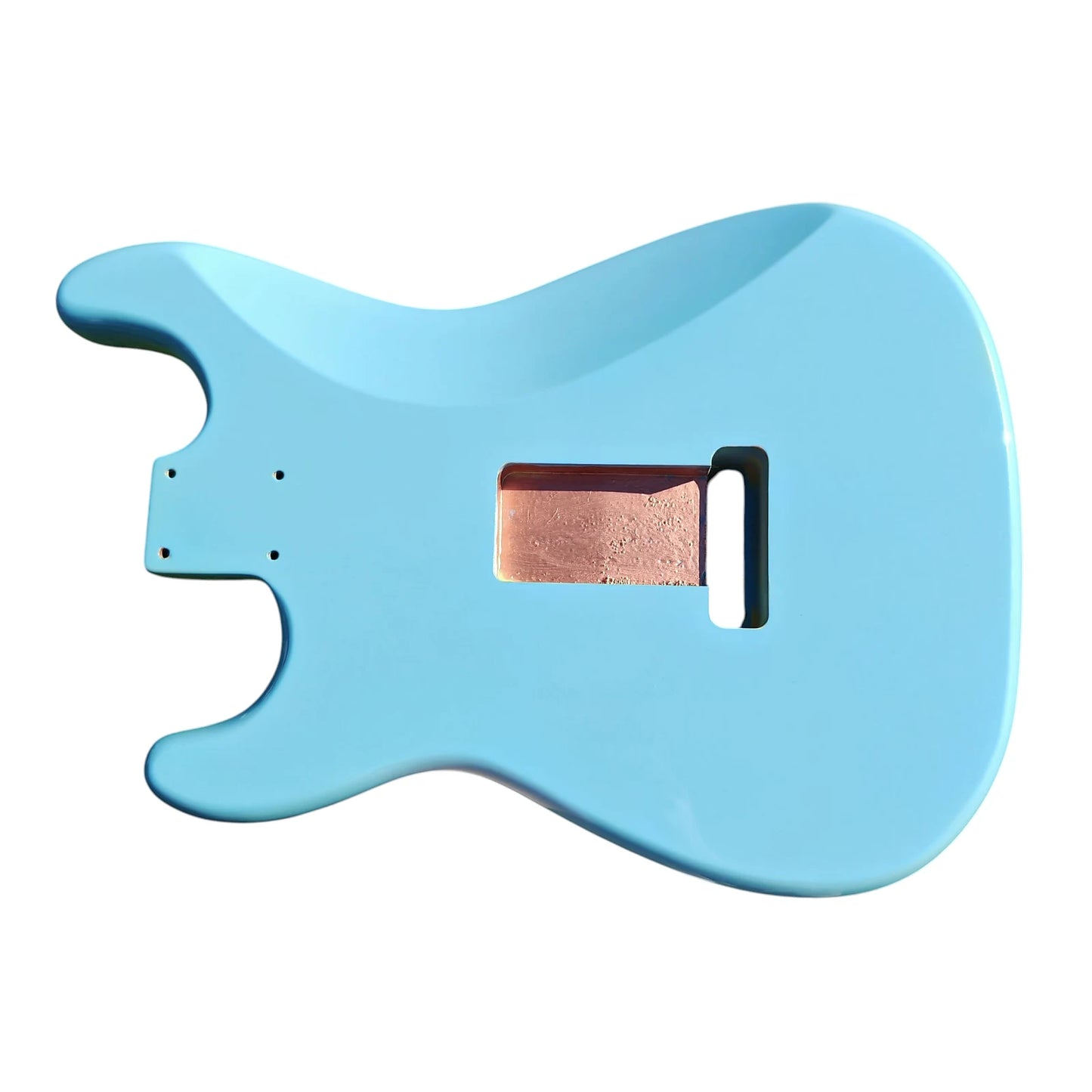 Sonic Blue Nitro Stratocaster body