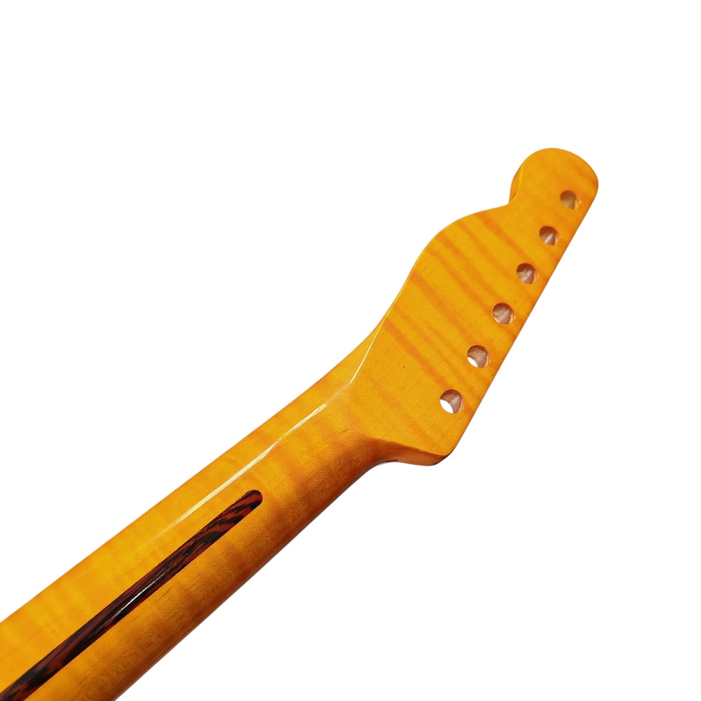 Tele neck Flame maple with maple fretboard (Gloss)
