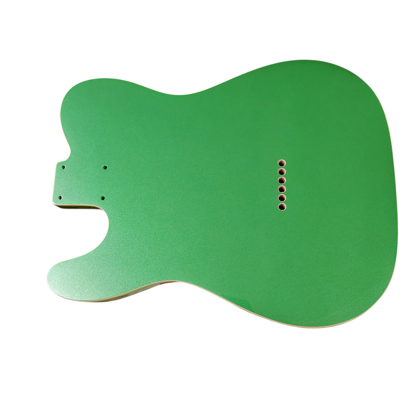 Green Metallic T-Style body - Double cream binding