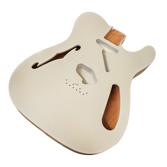 Olympic White Nitro Telecaster Thinline body