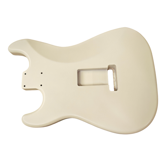 Vintage White Satin Nitro S-Style body