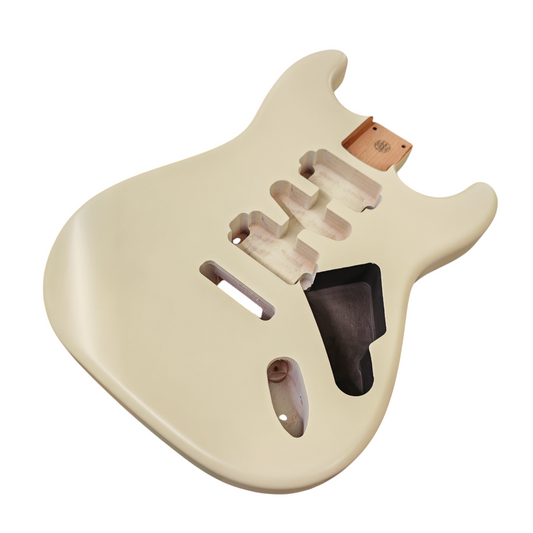Vintage white (Satin) Nitro Stratocaster Body