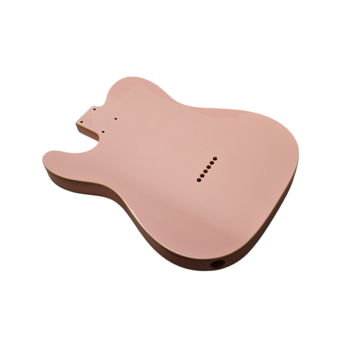 Pink T-Style body - Double cream binding