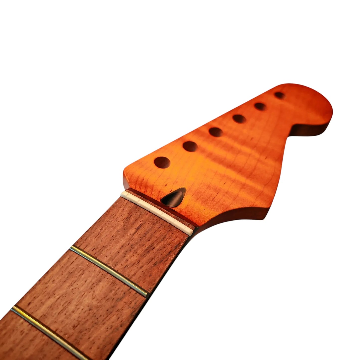 Strat neck Roasted flame maple with rosewood fretboard (Satin)
