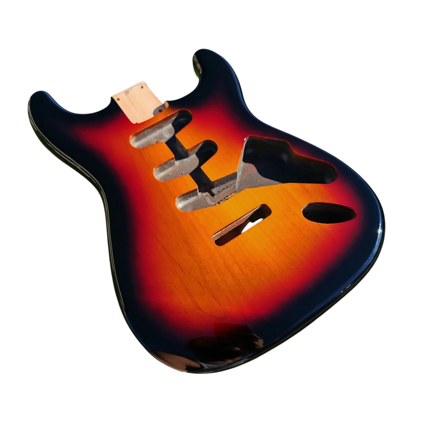 Sunburst (three tone) Nitro Stratocaster body