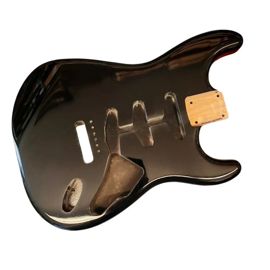 Black Nitro Stratocaster body