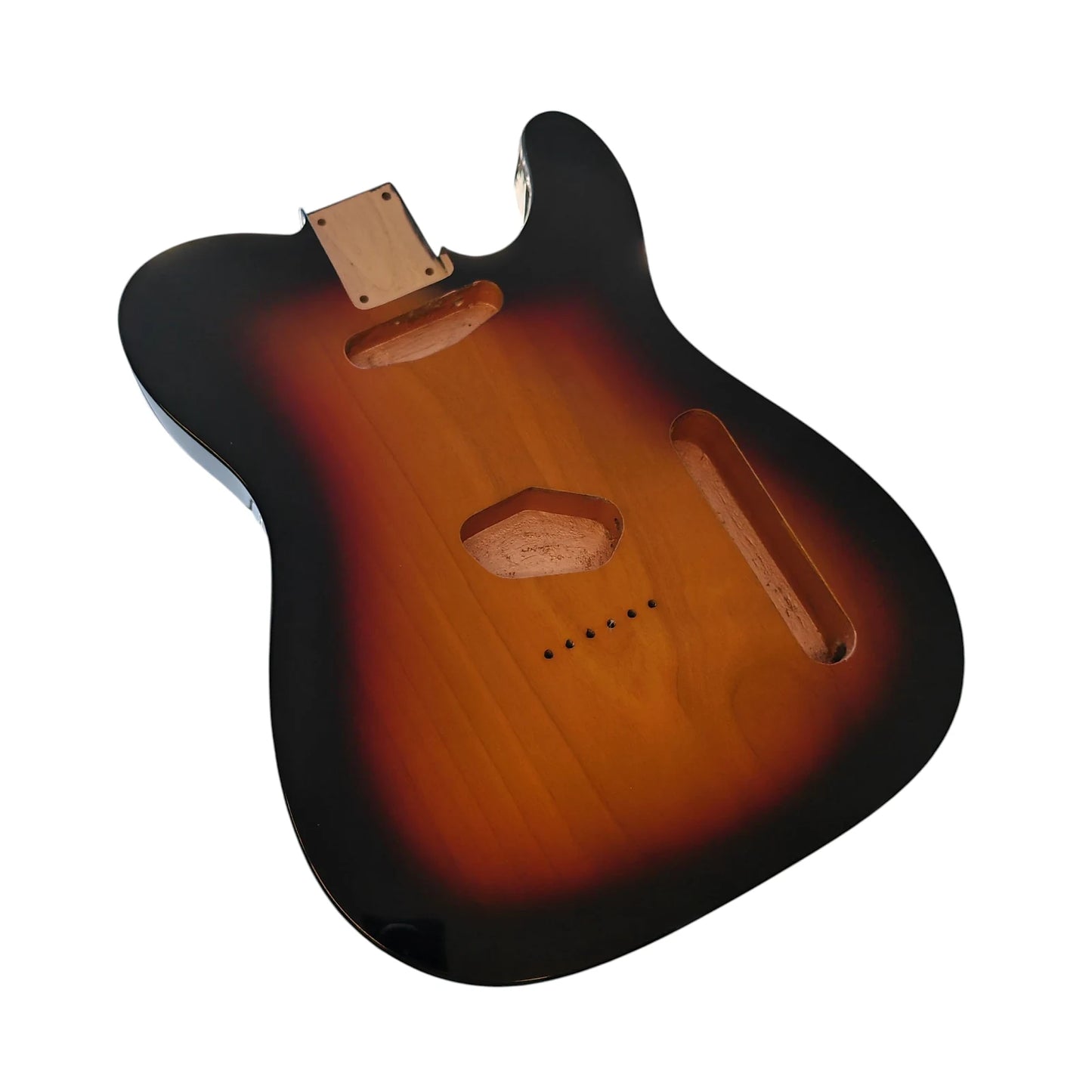 Sunburst (three tone) Nitro Telecaster body