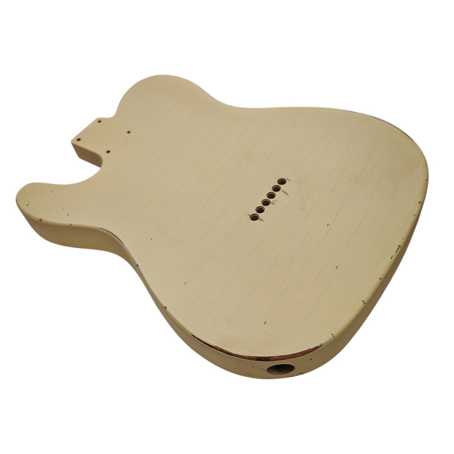 Relic T-Style vintage white alder guitar body