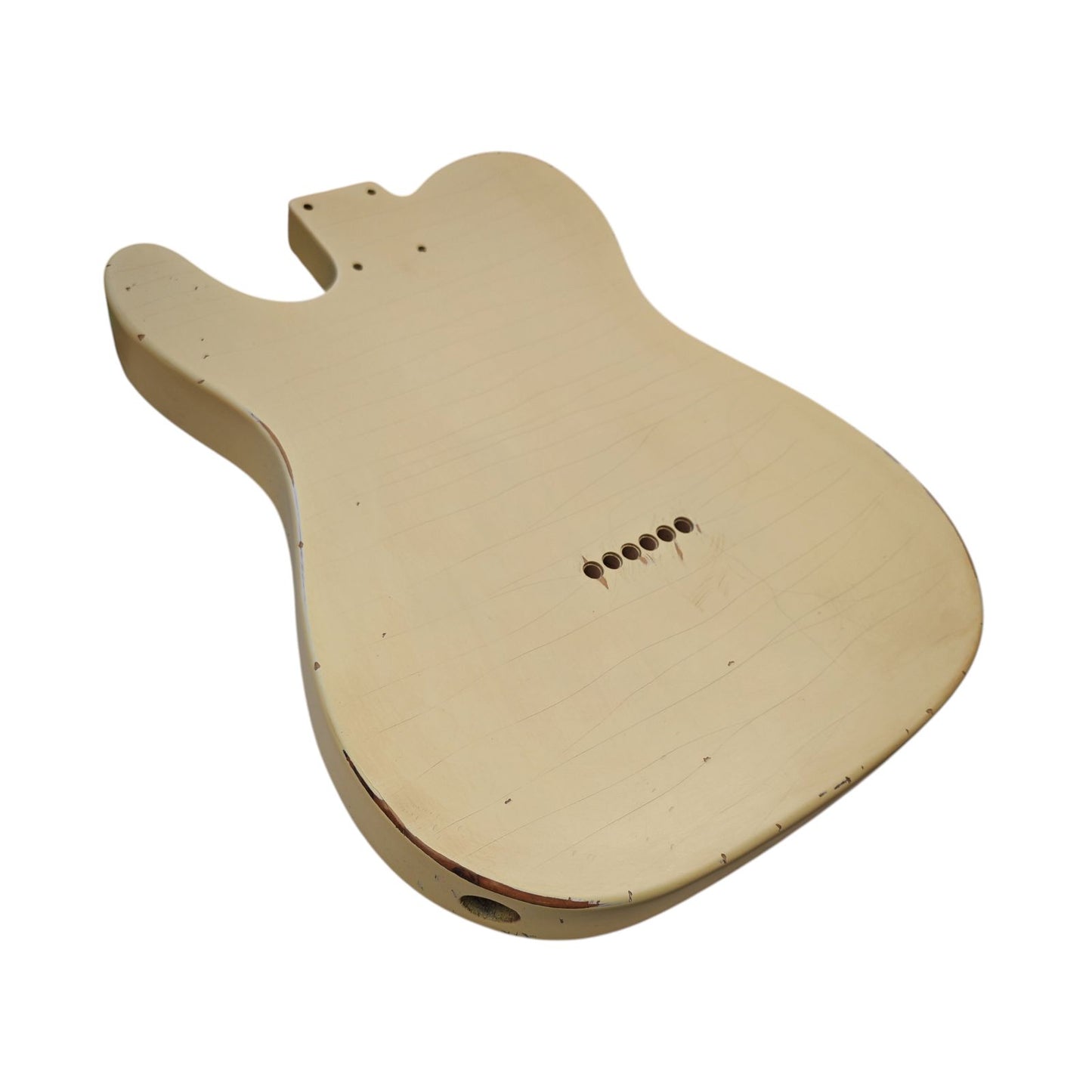 Relic T-Style vintage white alder guitar body