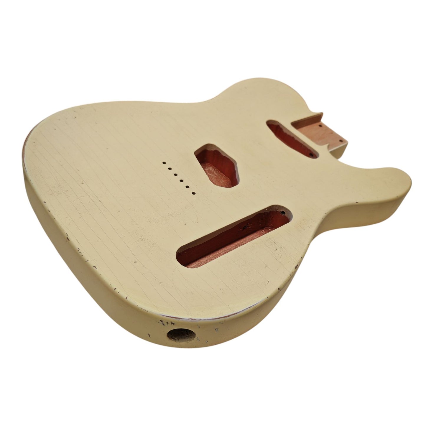 Relic T-Style vintage white alder guitar body