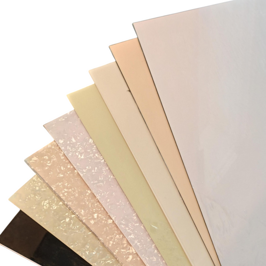 Blank pickguard sheet - 290 x 435 - various colors