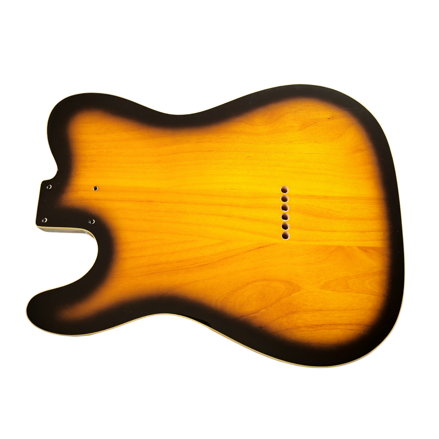 Sunburst (two tone) T-Style body - Double cream binding