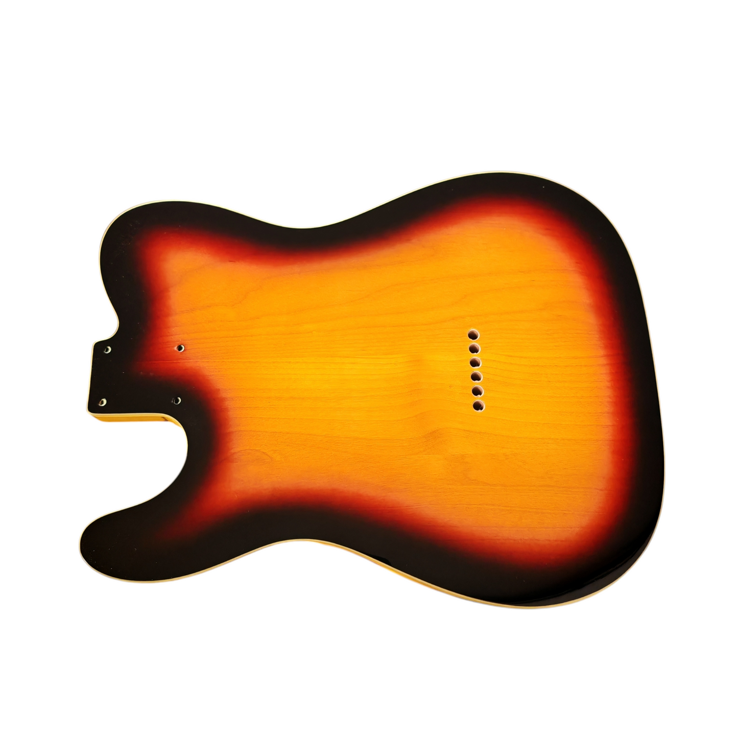 Sunburst (three tone) T-Style body - Double cream binding