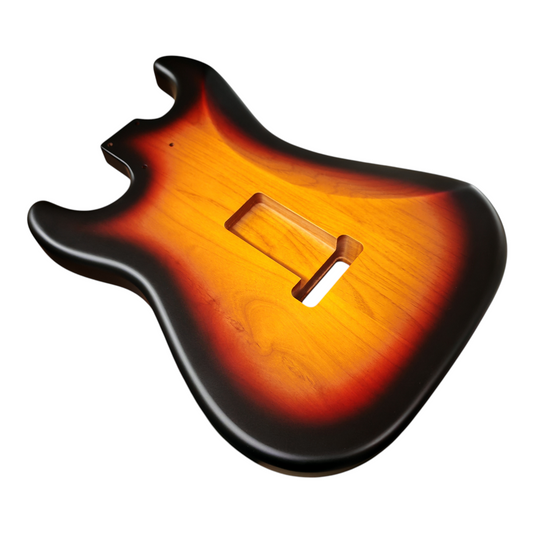 Sunburst three tone (Satin) Nitro Stratocaster Body