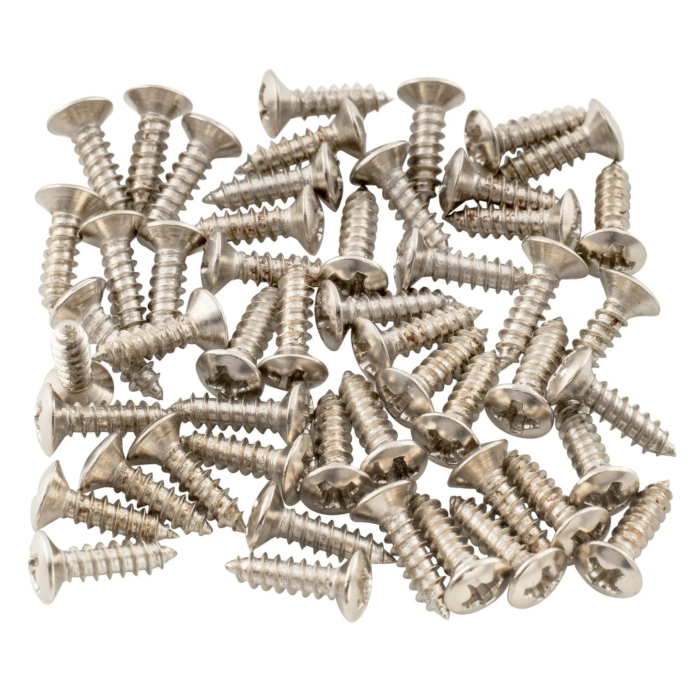 Musiclily Basic 3x12mm Pickguard Mounting Screws Chrome