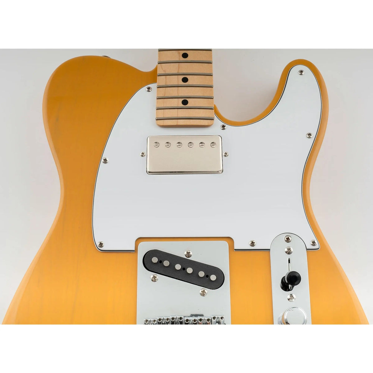 Musiclily Pro 8 Hole Guitar Tele Pickguard Humbucker HH for USA/Mexican Made Fender Standard Telecaster Modern Style