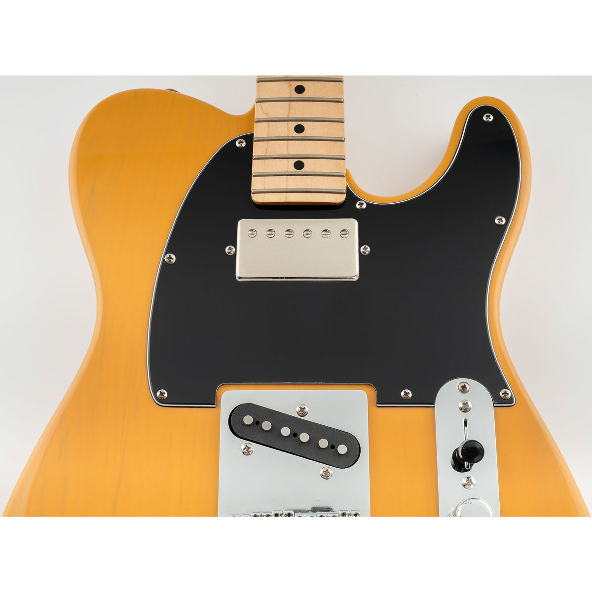 Musiclily Pro pickguard Tele HH pre humbuckery s 8 otvormi pre Fender Standard Telecaster vyrobený v USA/Mexiku, moderný štýl