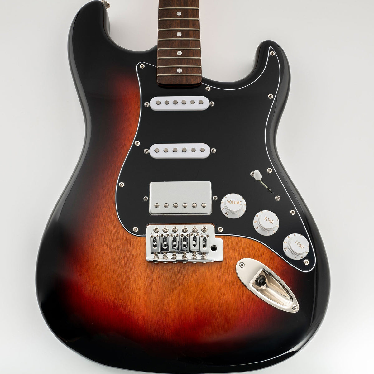 Musiclily Pro HSS 11 Hole Guitar Strat Pickguard for Fender USA/Mexican Made Standard Stratocaster Modern Style