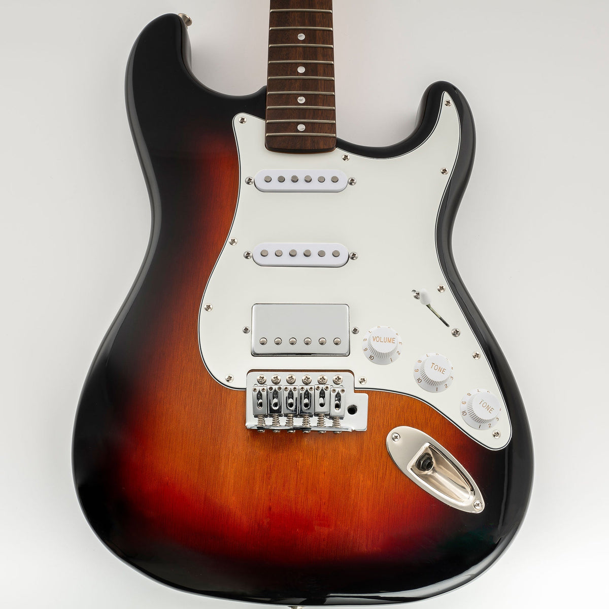 Musiclily Pro HSS 11 Hole Guitar Strat Pickguard for Fender USA/Mexican Made Standard Stratocaster Modern Style