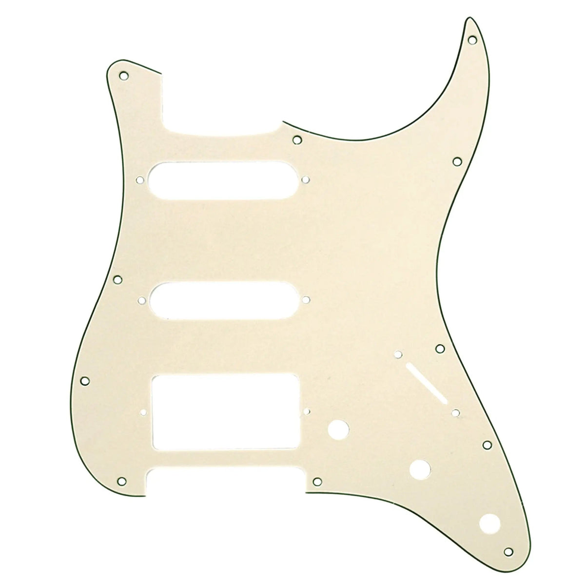 Musiclily Pro pickguard Strat HSS s 11 otvormi pre Fender Standard Stratocaster vyrobený v USA/Mexiku, moderný štýl