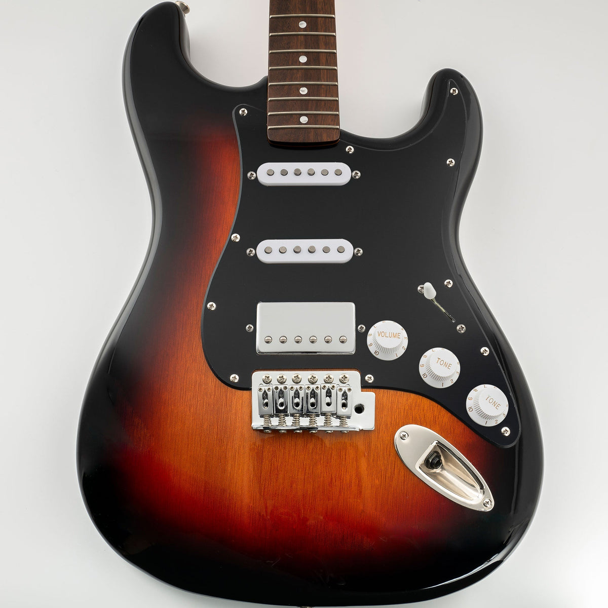Musiclily Pro HSS 11 Hole Guitar Strat Pickguard for Fender USA/Mexican Made Standard Stratocaster Modern Style
