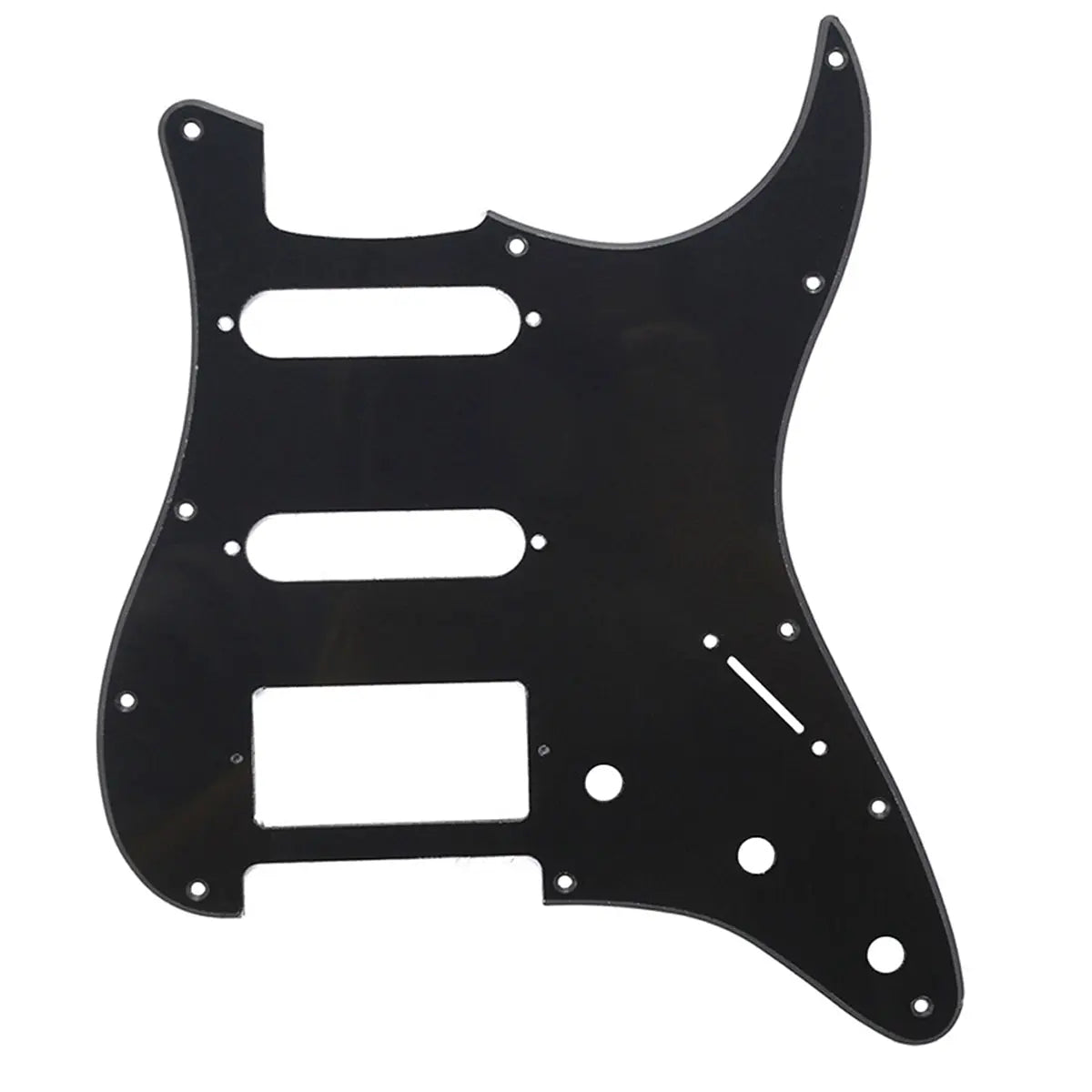 Musiclily Pro HSS 11 Hole Guitar Strat Pickguard for Fender USA/Mexican Made Standard Stratocaster Modern Style