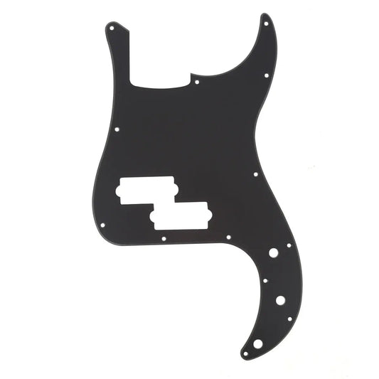 P Bass Pickguard 13 Holes 1ply Matte Black