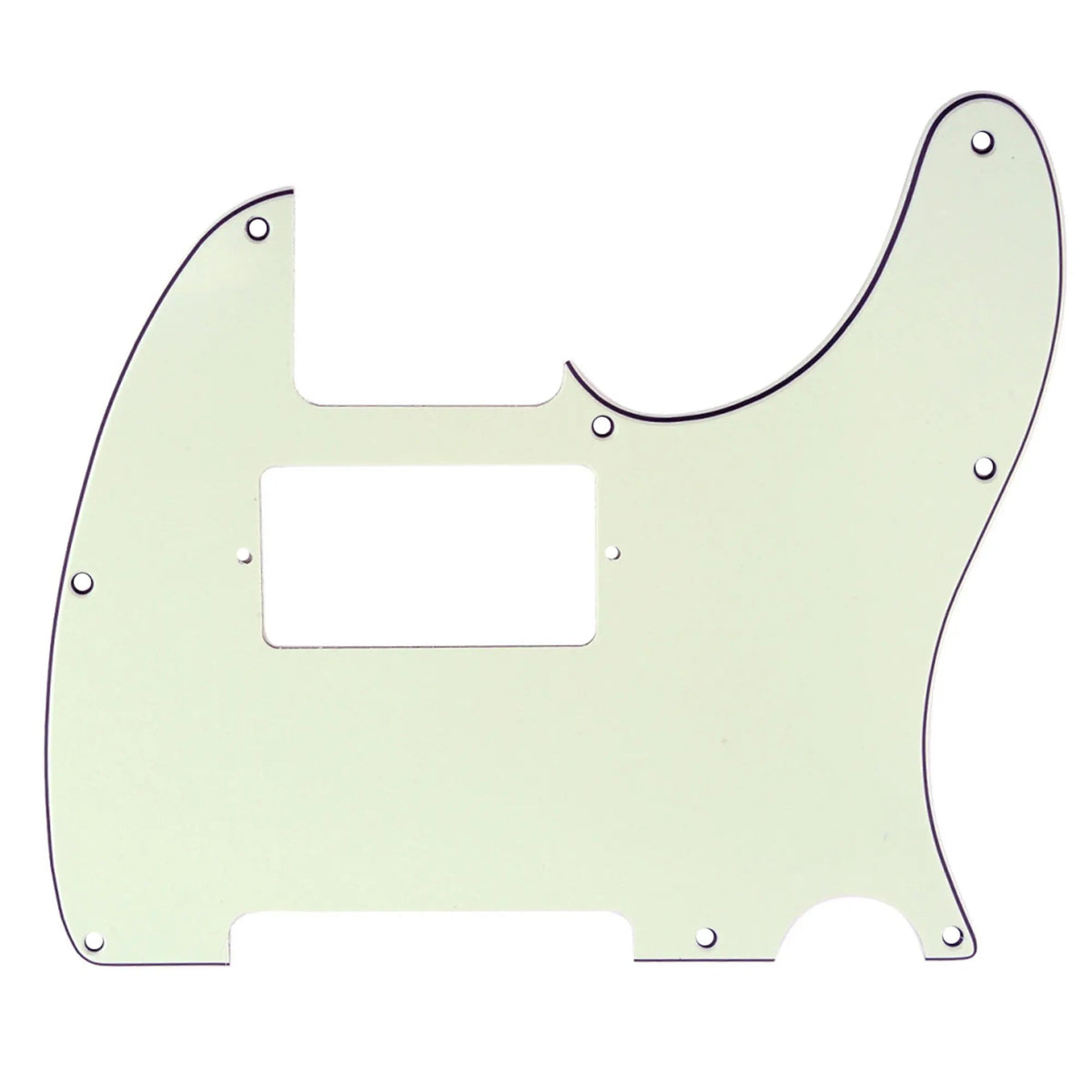 Musiclily Pro 8 Hole Guitar Tele Pickguard Humbucker HH for USA/Mexican Made Fender Standard Telecaster Modern Style