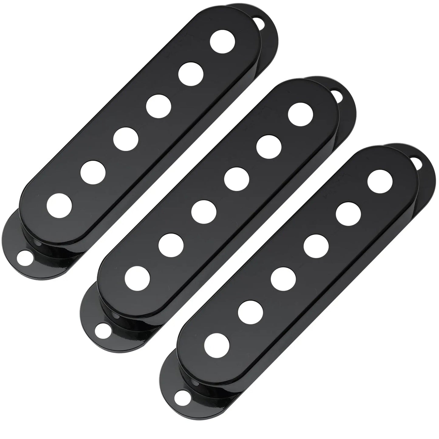 Musiclily Pro single coil pickup covers USA/Mexico Strat black