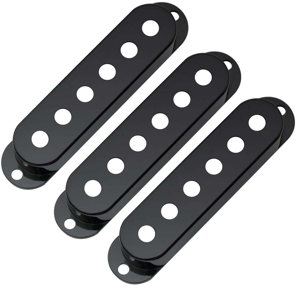 Musiclily Pro single coil pickup covers USA/Mexico Strat black