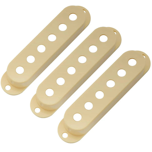 Musiclily Pro single coil pickup covers USA/Mexico Strat cream