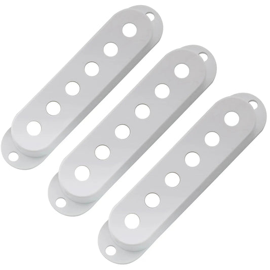 Musiclily Pro single coil pickup covers USA/Mexico Strat white