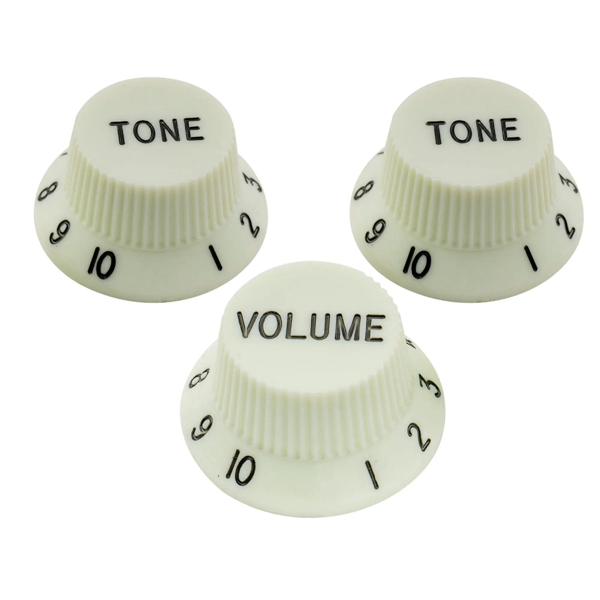 Musiclily Pro metric 18-splines Strat knobs set mint green