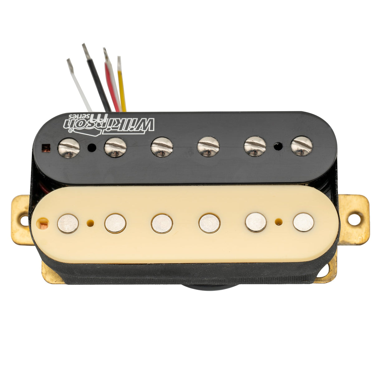 Wilkinson M Series Classic Tone Ceramic Overwound Open Style Humbucker Bridge Pickup for Electric Guitar