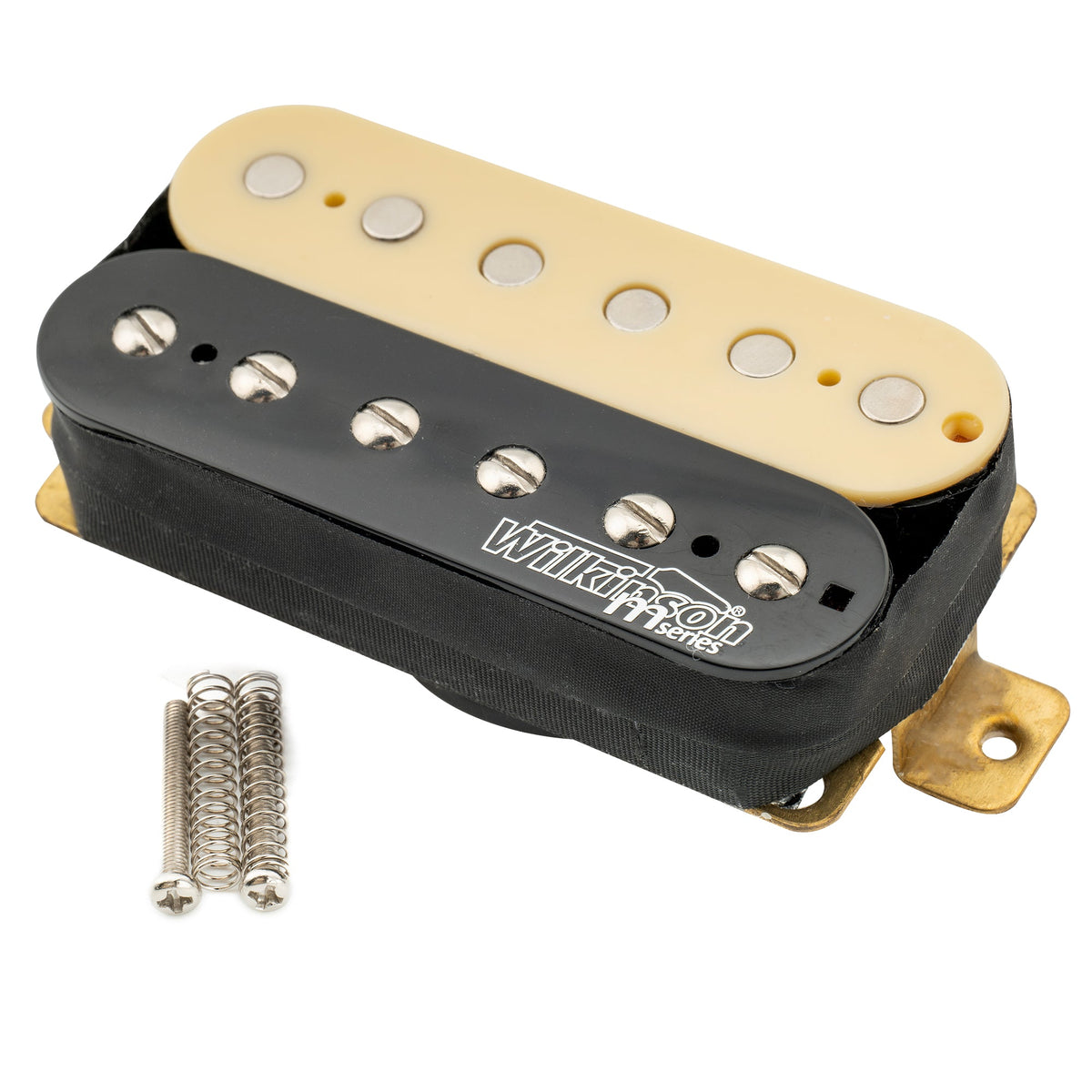 Wilkinson M Series Classic Tone Ceramic Overwound Open Style Humbucker Bridge Pickup for Electric Guitar