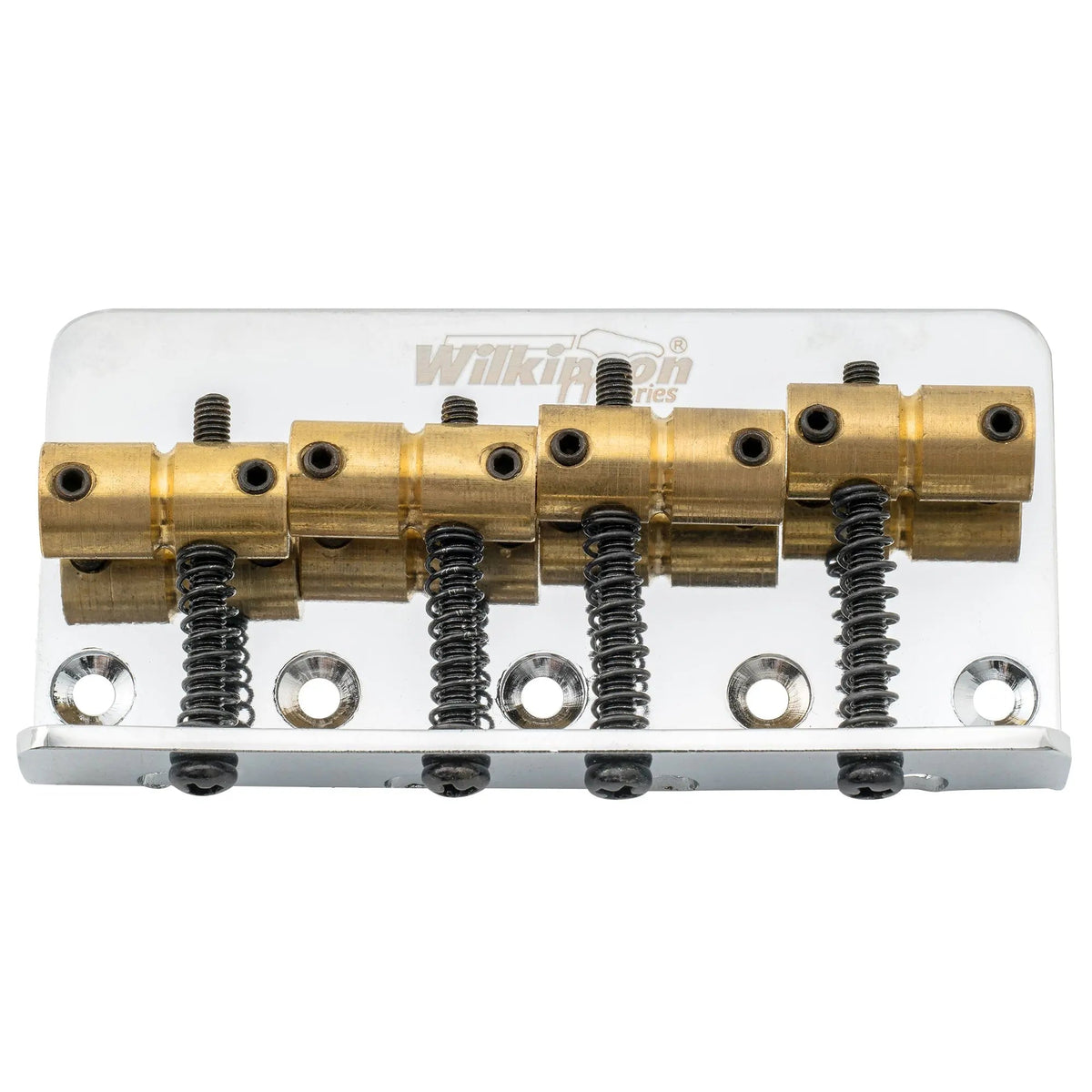 Top-loading Bass Bridge 57mm Brass Saddles Chrome