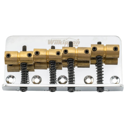 Top-loading Bass Bridge 57mm Brass Saddles Chrome