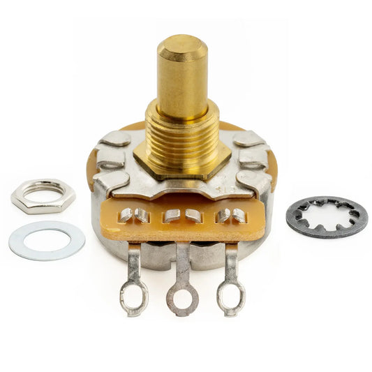 CTS 450G A250K Pot Brass Solid Short Shaft 1/4 Inch 10% Audio Taper Potentiometer for Electric Guitar Bass